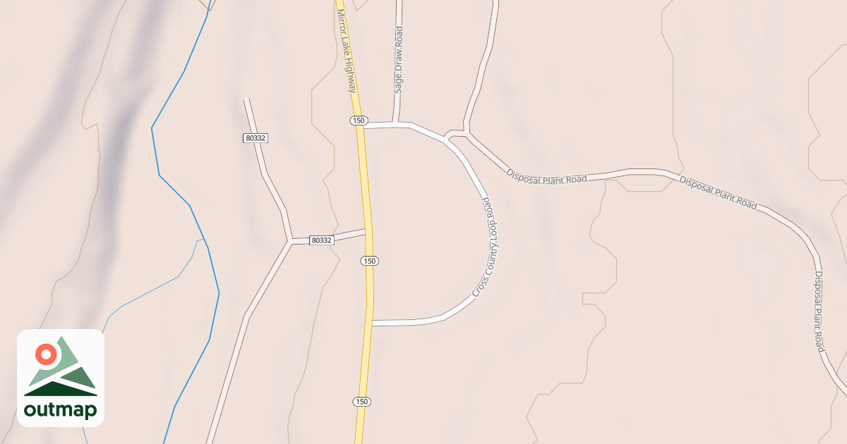 Map of CROSS COUNTRY LOOP