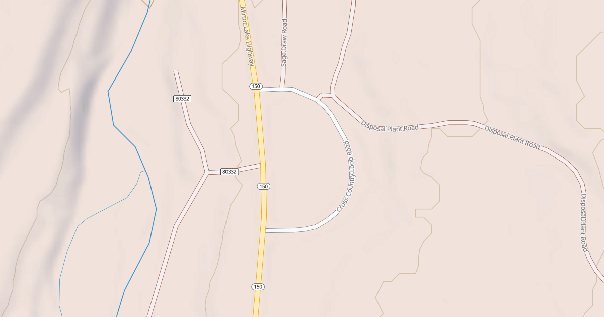 Map preview of CROSS COUNTRY LOOP