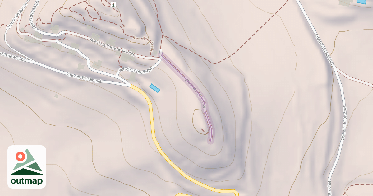 Map of Chemin de la Motte