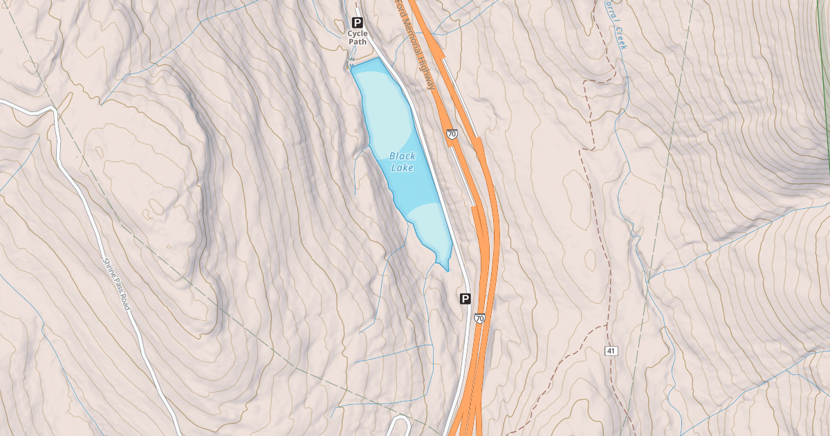Map preview of VAIL PASS - TENMILE