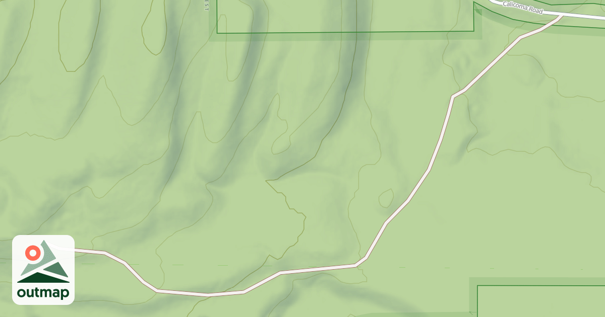 Map of USFS Motor Vehicle Use Map Roads {2D0B509D-DC51-4C53-A6A1-2464DC8A71FE}