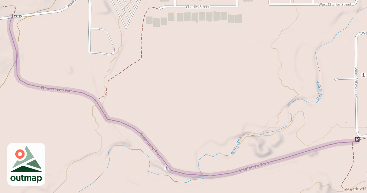 Map of Singletree Trail