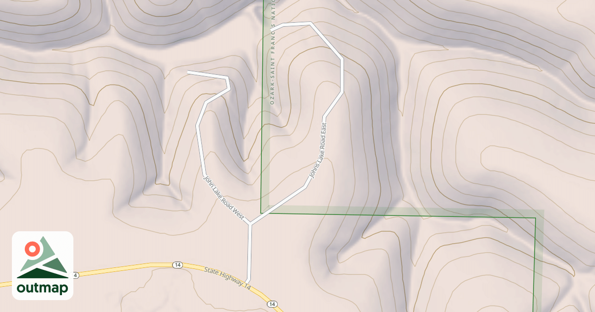 Map of USFS National Forest System Roads {CA6D9B29-C770-4855-9BAA-98489E0E9BDF}