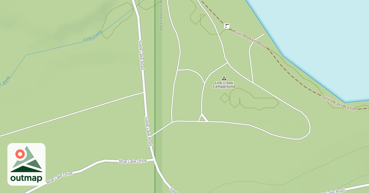 Map of LINK CREEK C.G