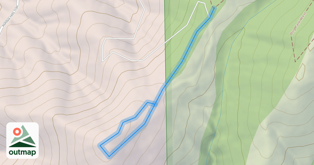 Map of Lower Atalaya Point