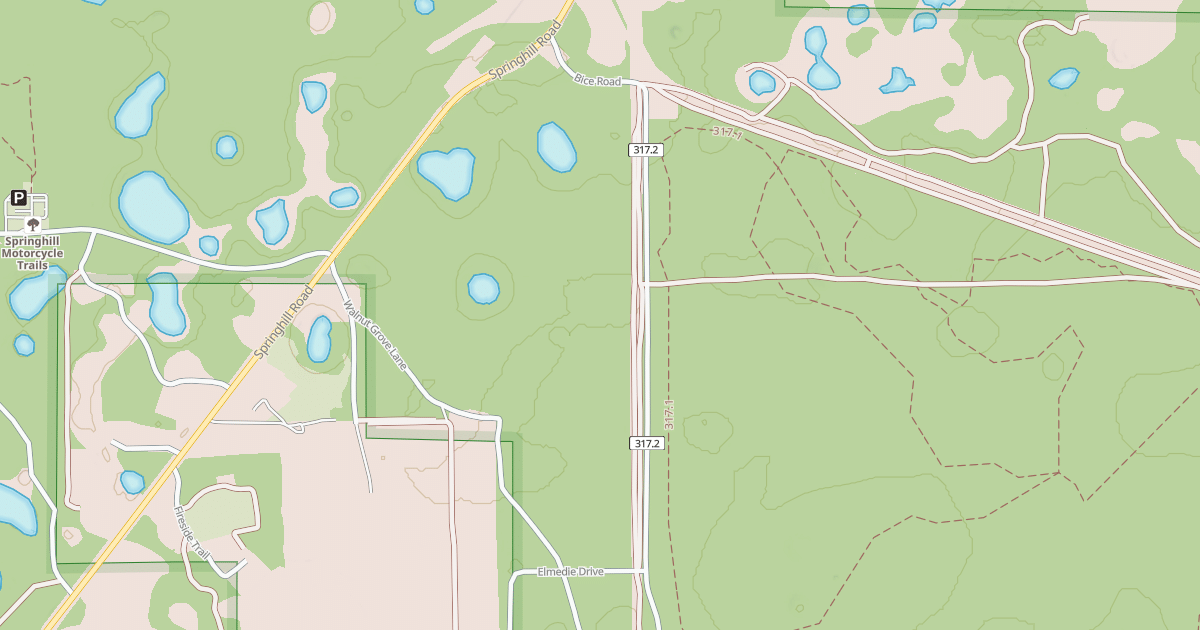 Map preview of SPRINGHILL CUT-OFF