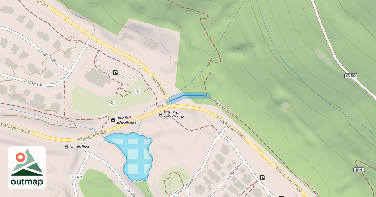 Map of Betty's Trail