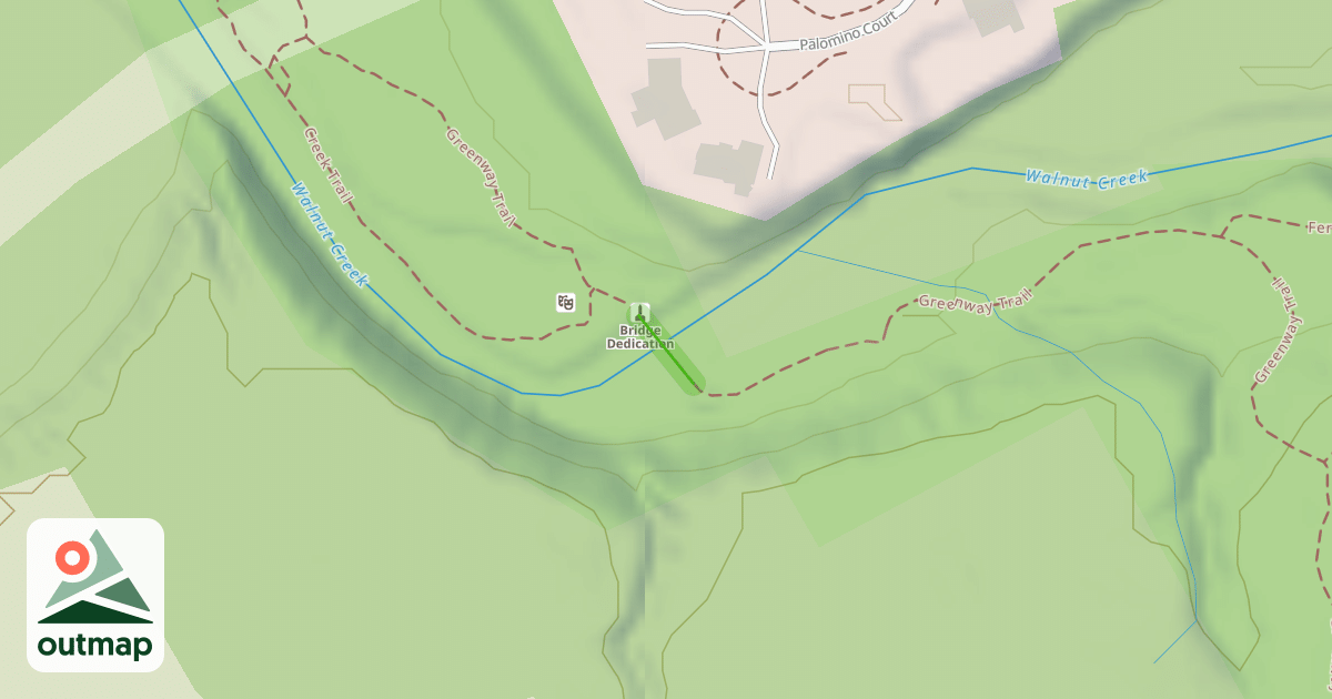 Map of Greenway Trail
