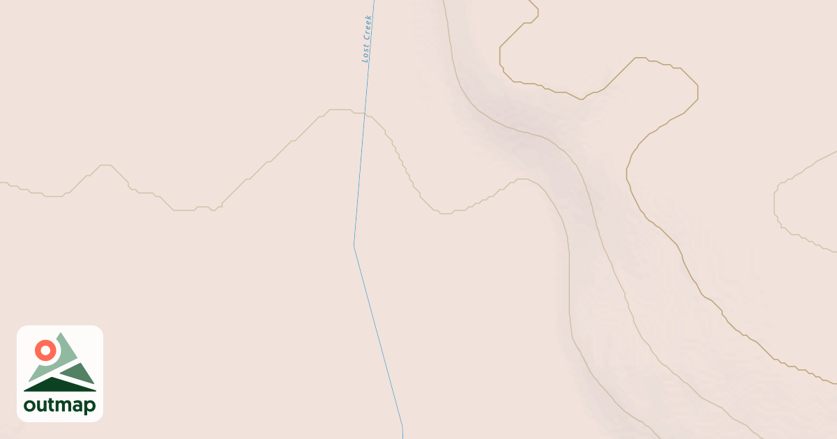 Map of Lost Creek Trail