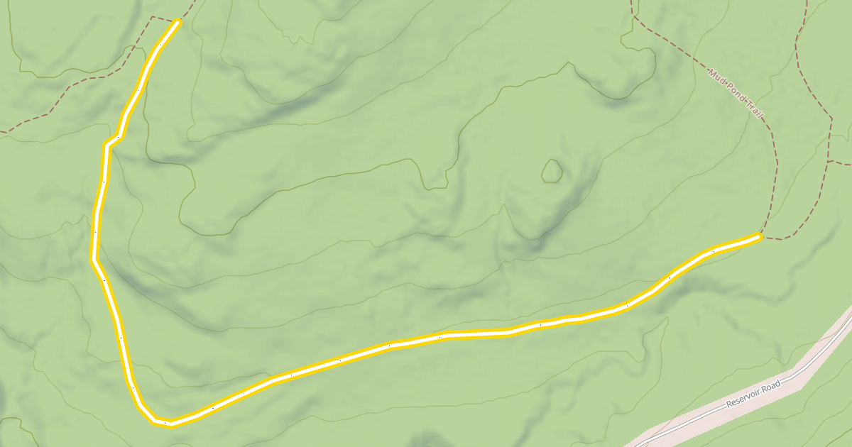 Map preview of Mud Pond Trail