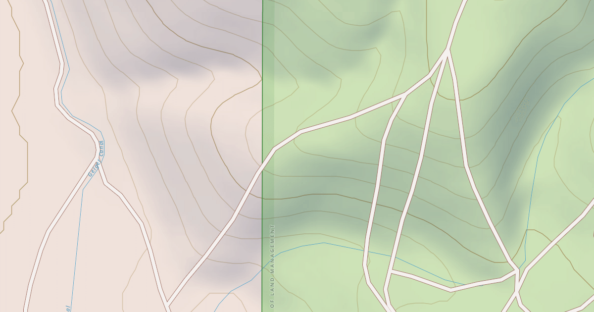 Map preview of BLM National GTLF Public Motorized Roads 66b8b81b-c0cb-4cb7-847e-2d53b0378a5f