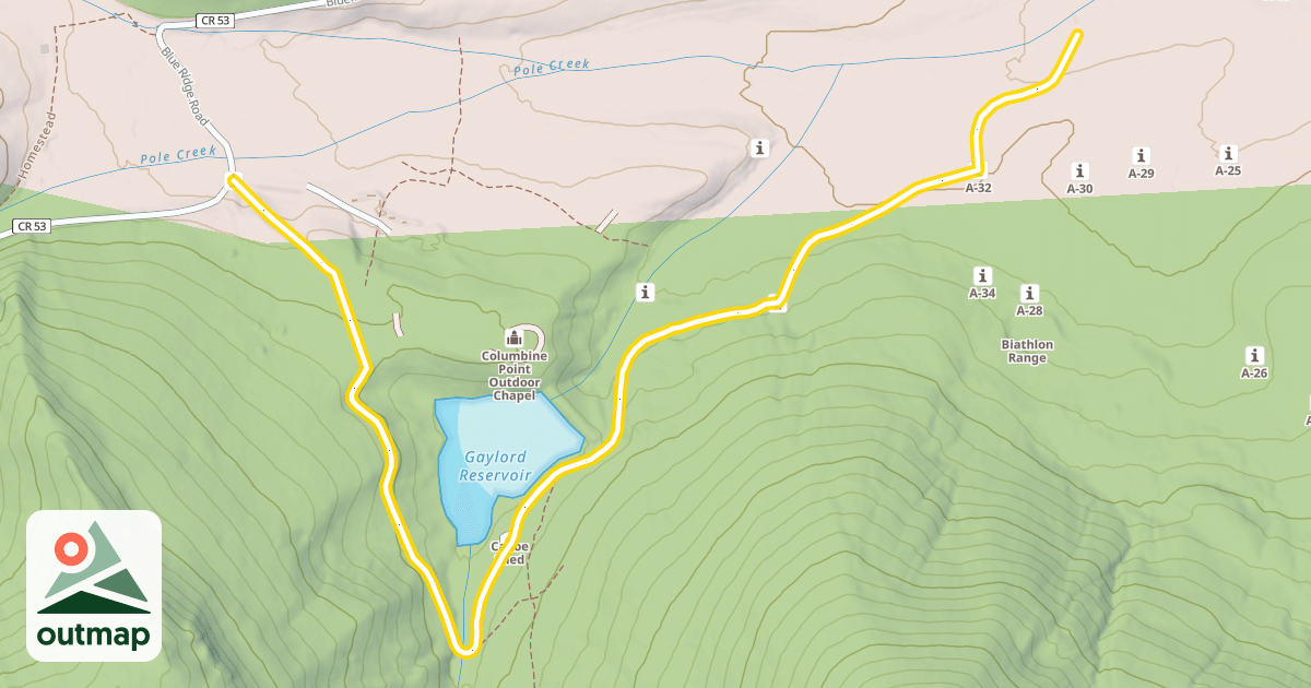 Map of Gaskill