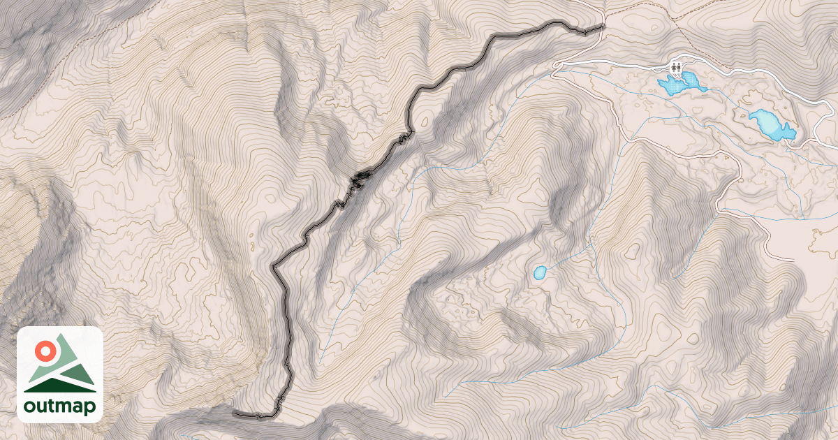 Map of Blaine Mountain Road