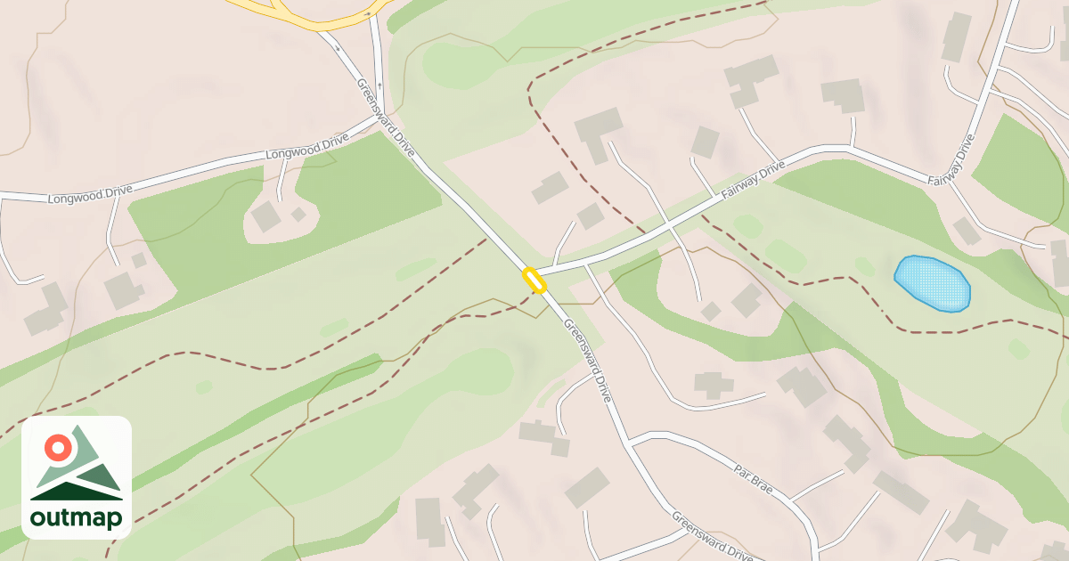 Map of Greensward Drive