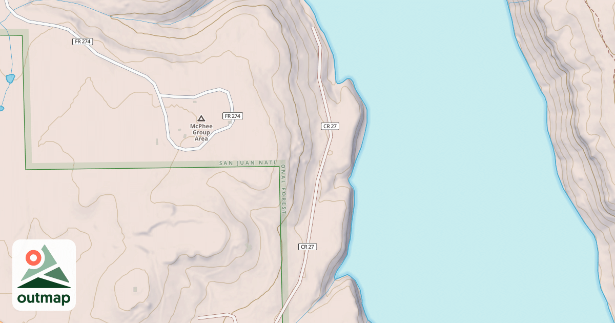 Map of OLD MCPHEE