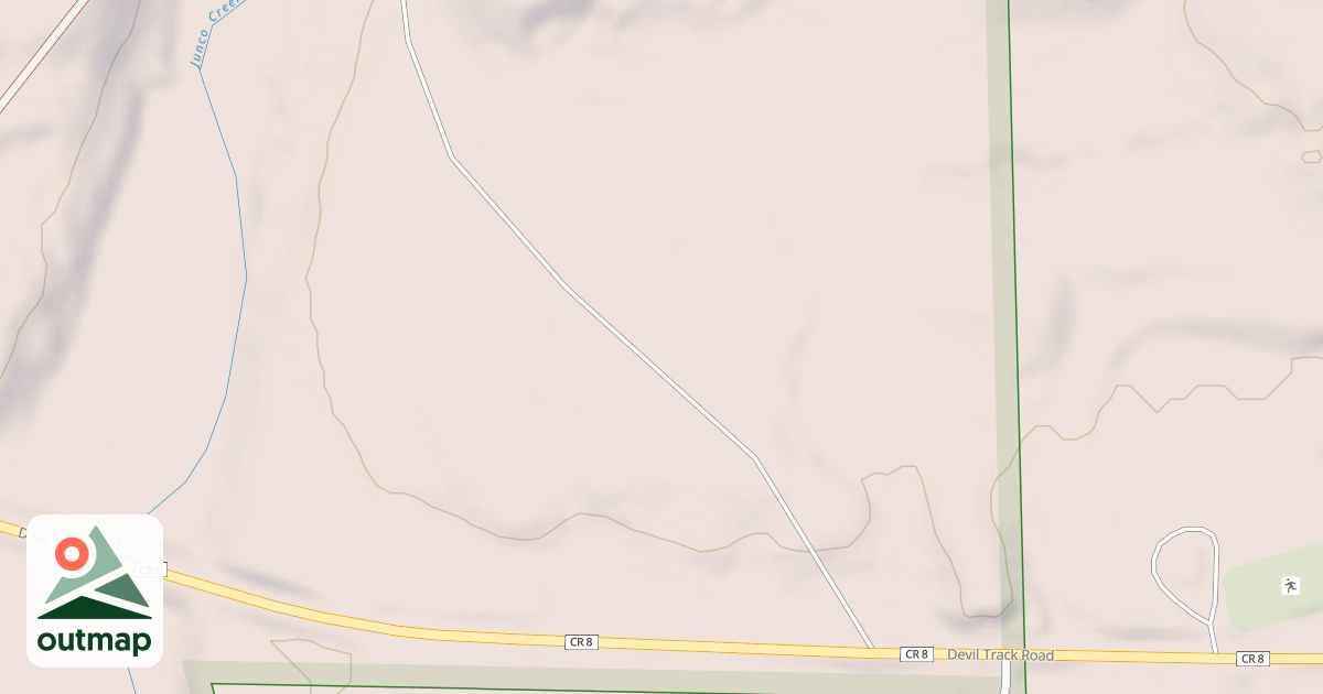 Map of DEVIL TRACK SPUR E