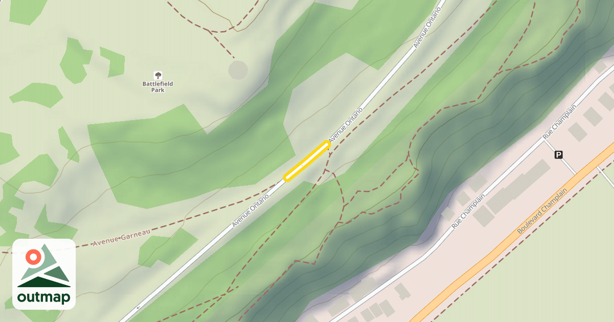 Map of Avenue Ontario