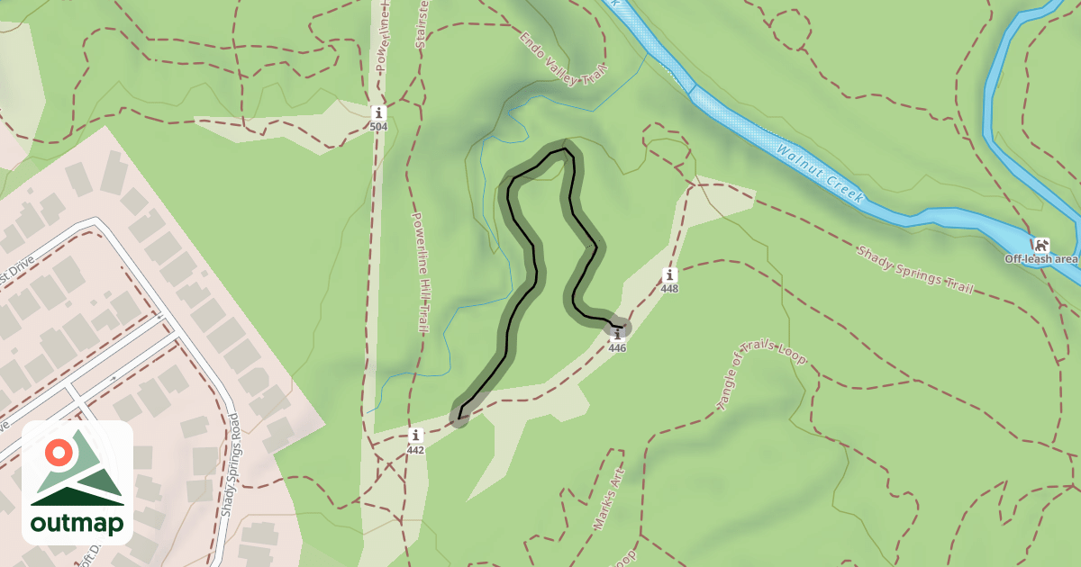 Map of Ross Springs Trail