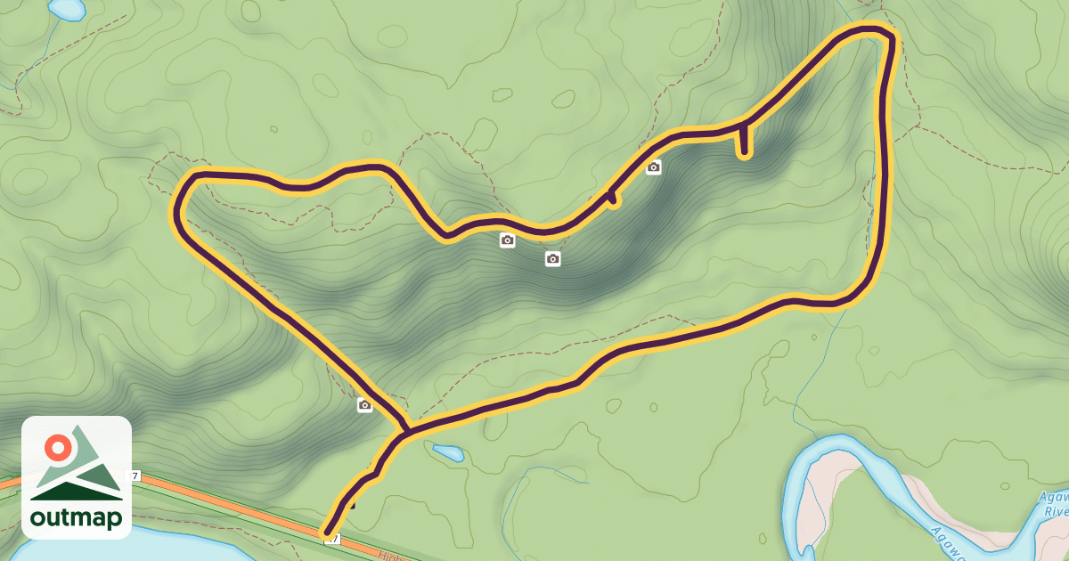 Map of Awausee Trail