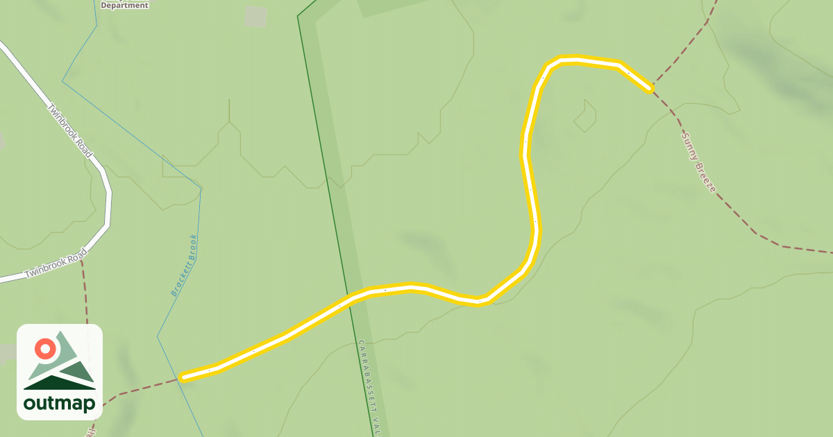 Map of Snowbrook Trail