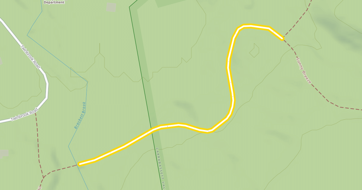 Map preview of Snowbrook Trail