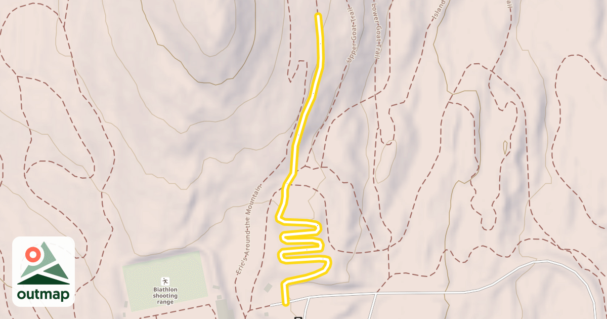 Map of Eric's Around the Mountain