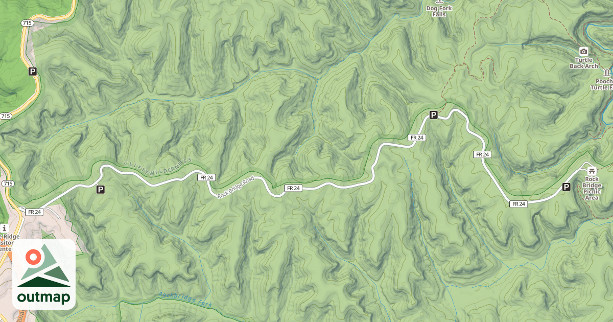 Map of ROCKBRIDGE