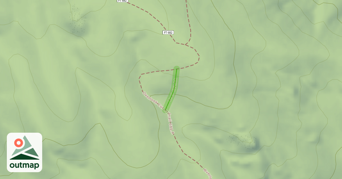 Map of Trail 682.AA