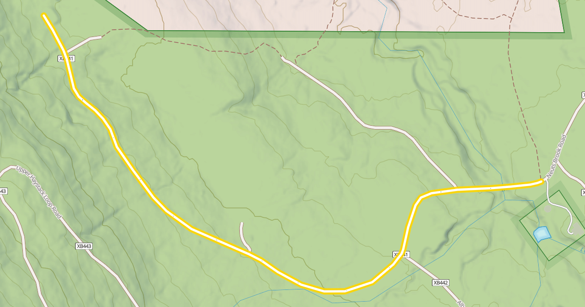 Map preview of Neuts Brook Road