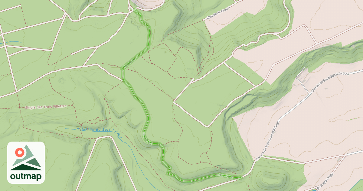 Map of Bois Galot
