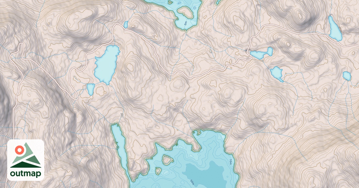 Map of WEST SHRIMP BAY