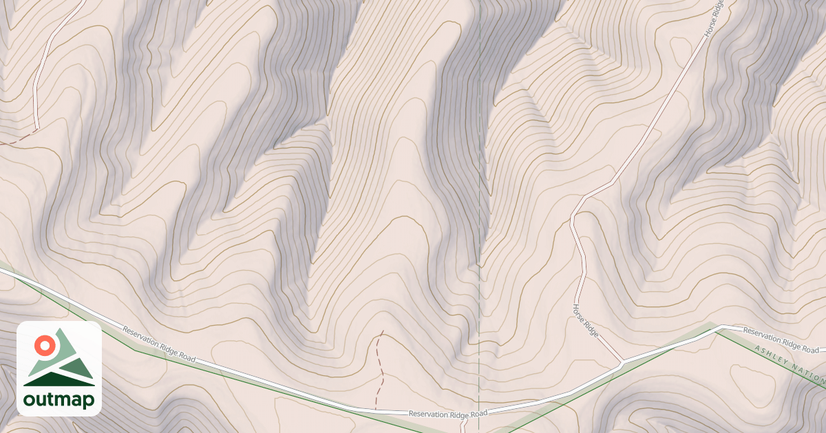 Map of COUNTY LINE ROAD