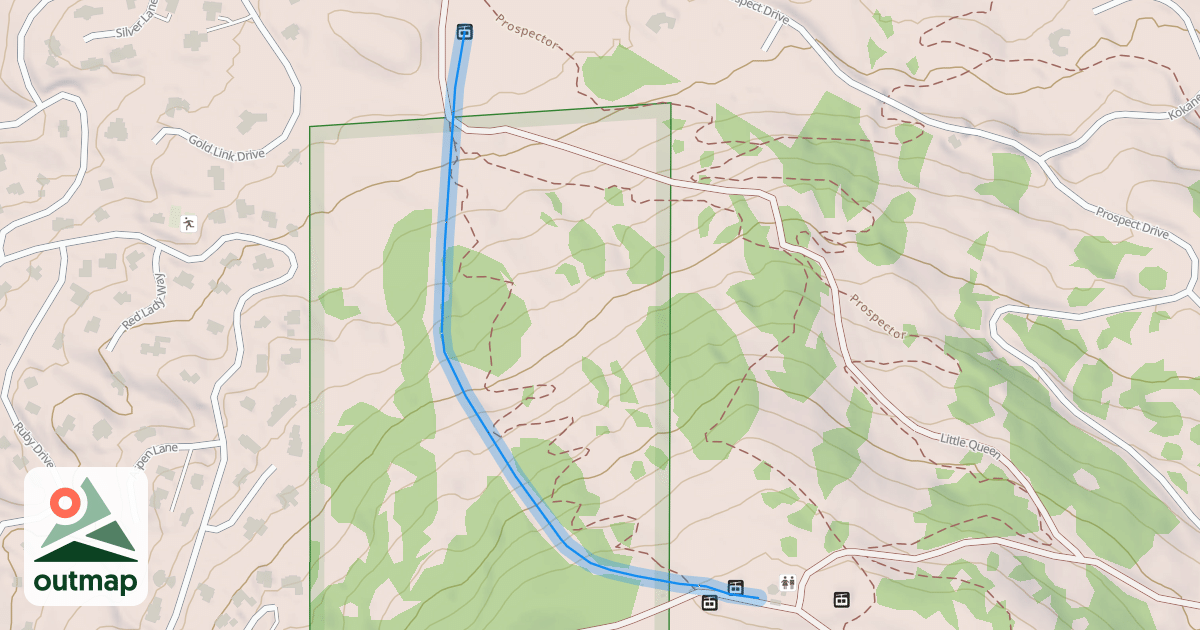 Map of North Pass