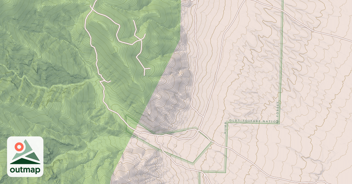 Map of BOWMAN CREEK