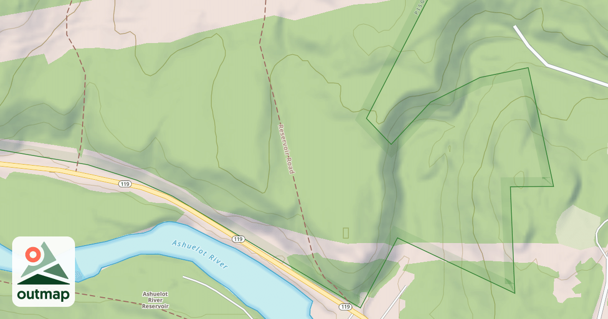 Map of Reservoir Road