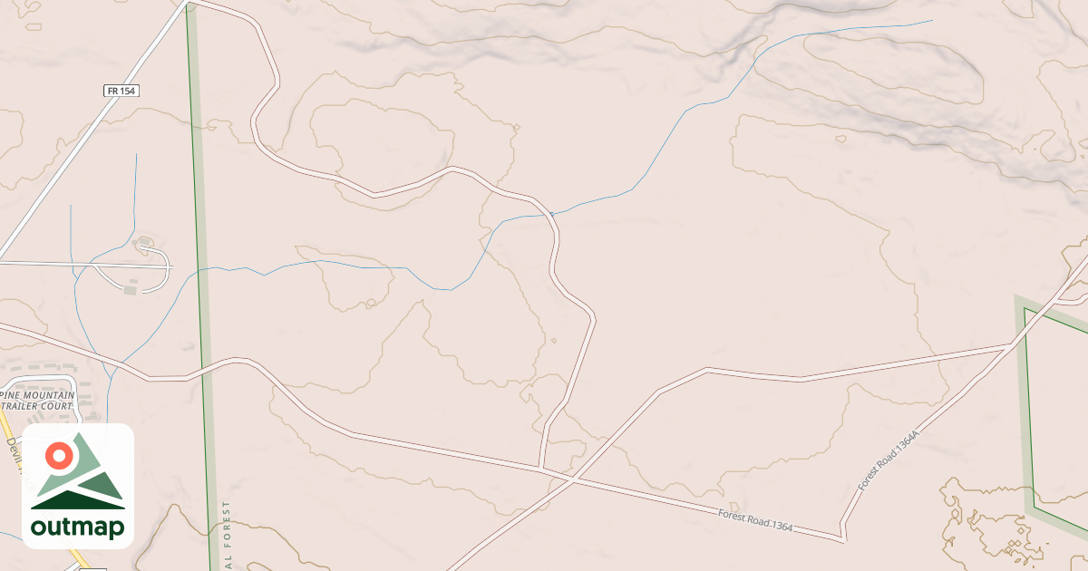 Map of ELBOW CREEK
