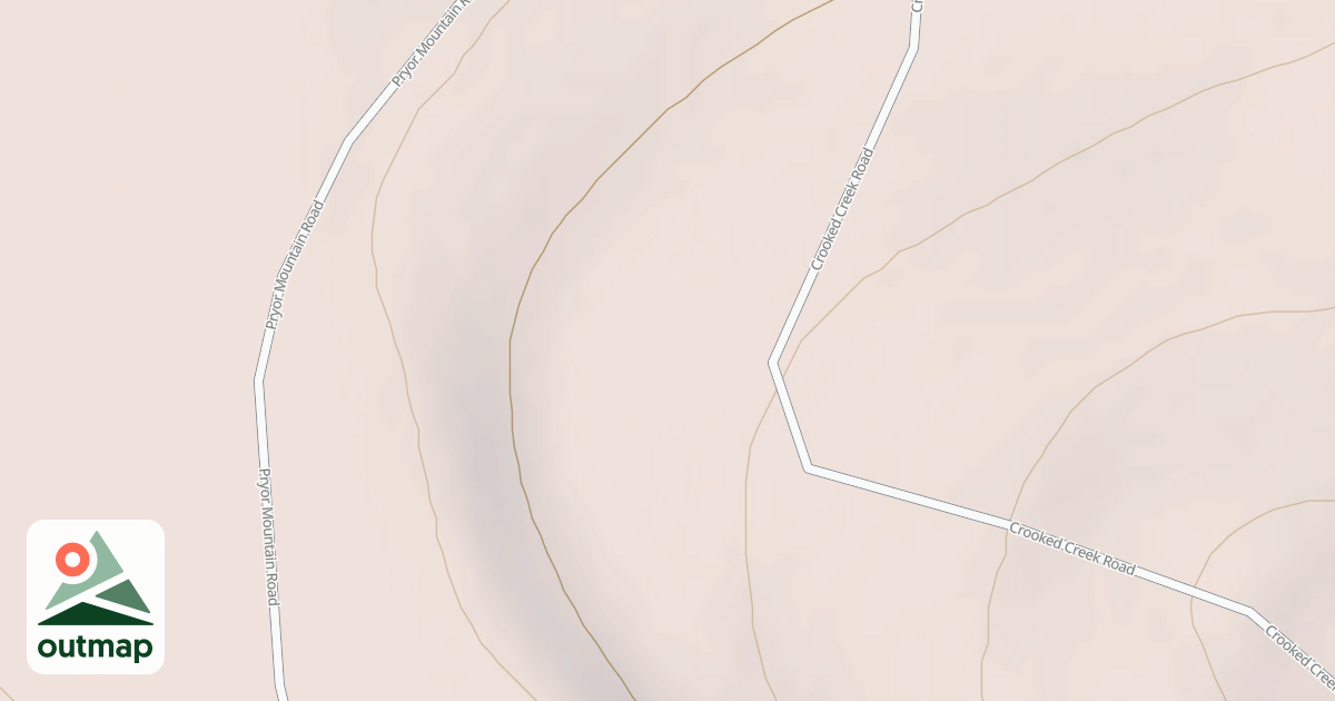 Map of DISPERSED CAMPSITE
