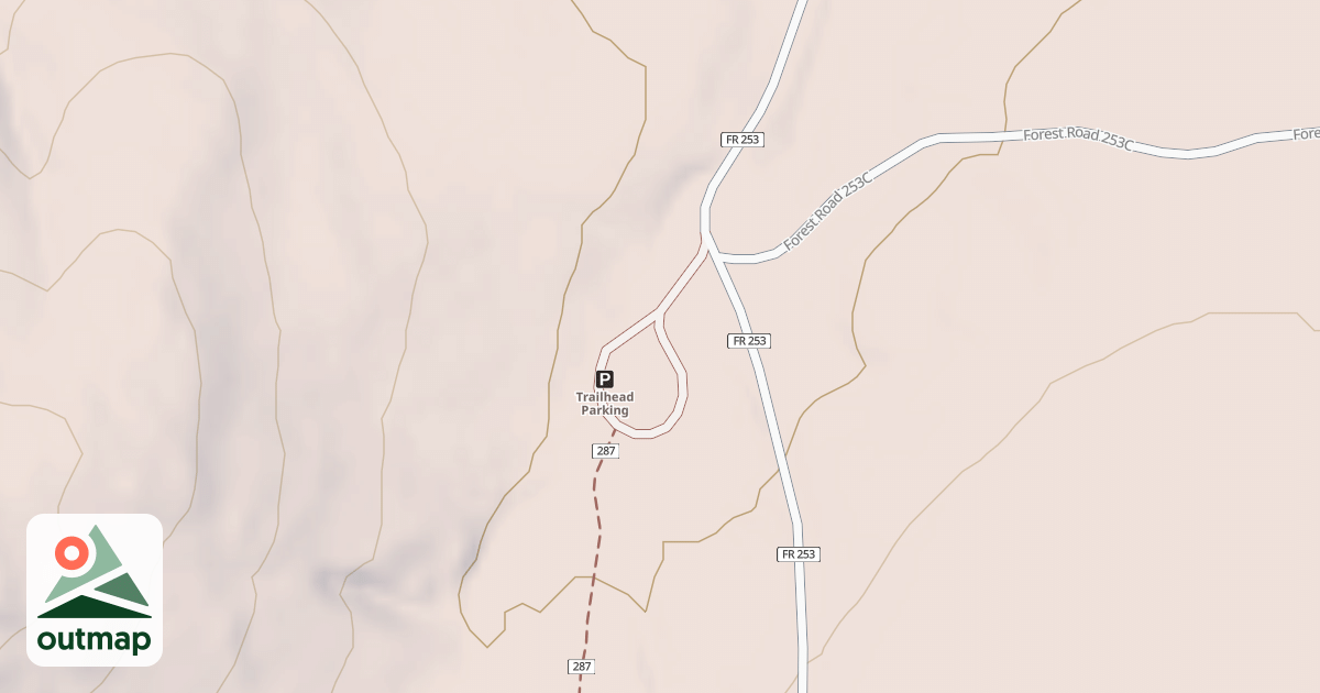 Map of USFS National Forest System Roads {54BBDC08-75E1-4941-9FF0-D9E745BCB99C}