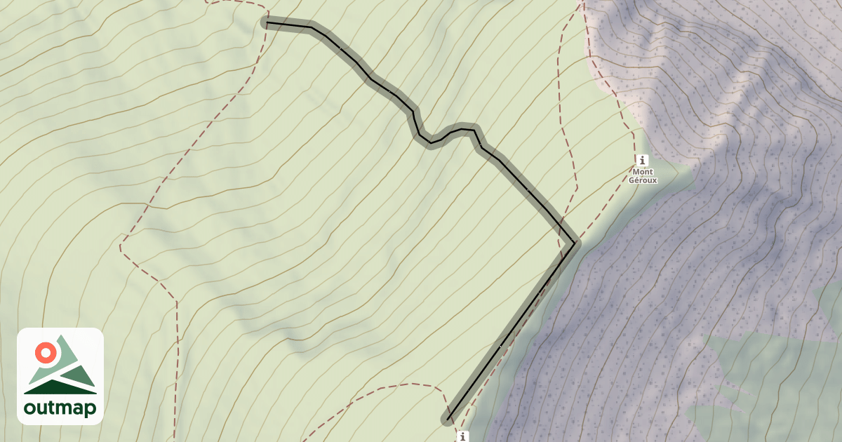 Map of Grand chamois