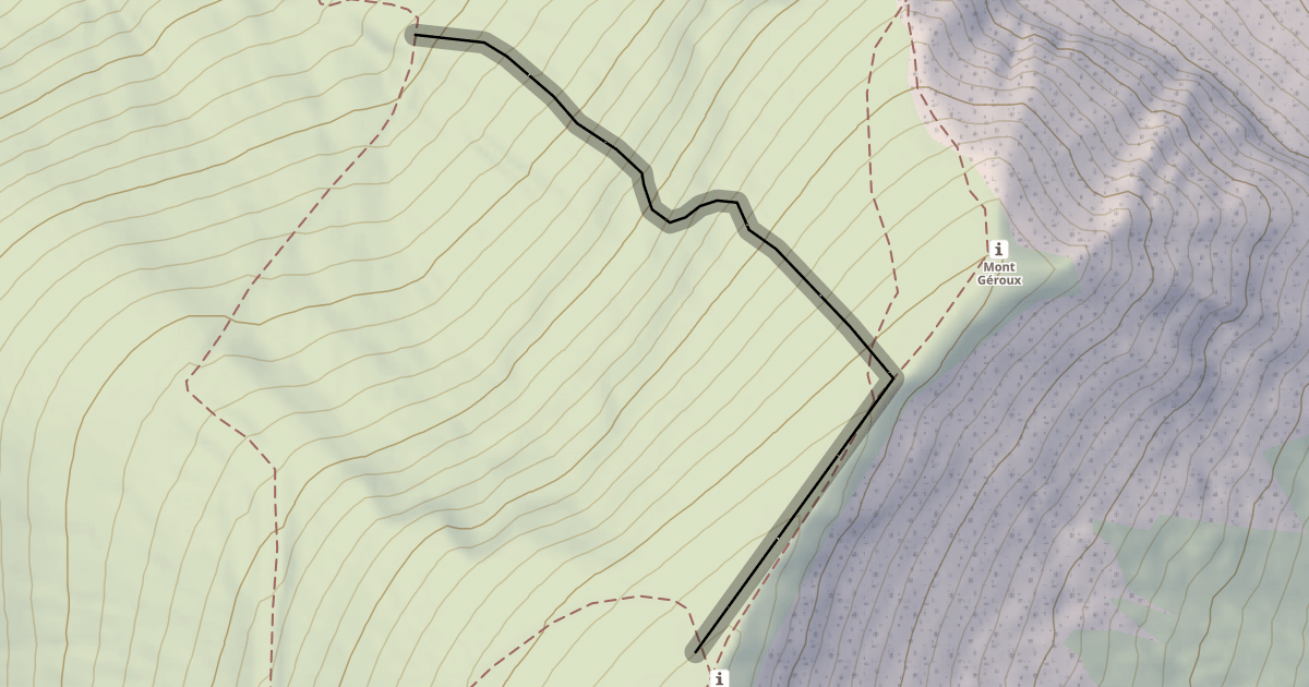 Map preview of Grand chamois