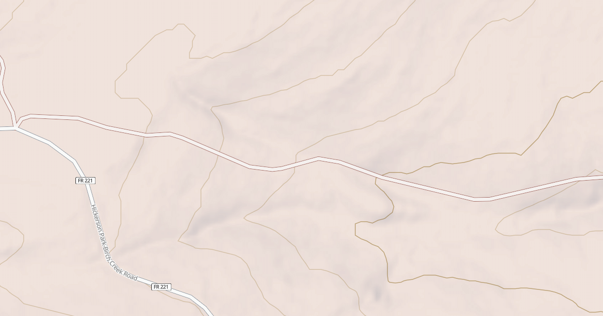 Map preview of HIGHWAY CUTOFF