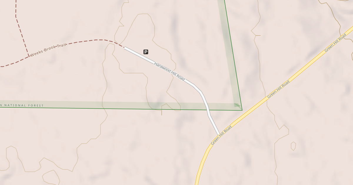 Map preview of HARDWOOD HILL