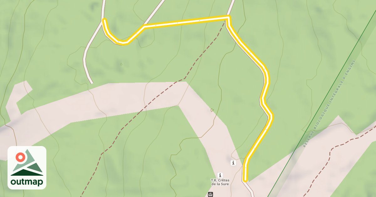 Map of Panoramique - Sous la Sure