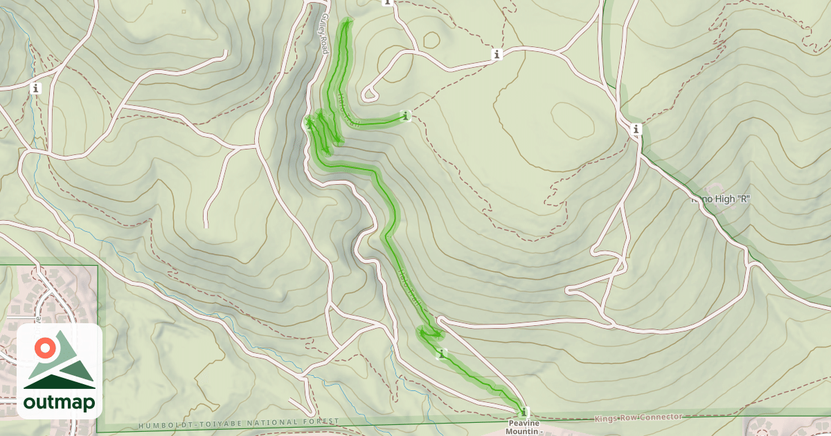 Map of Halo Trail