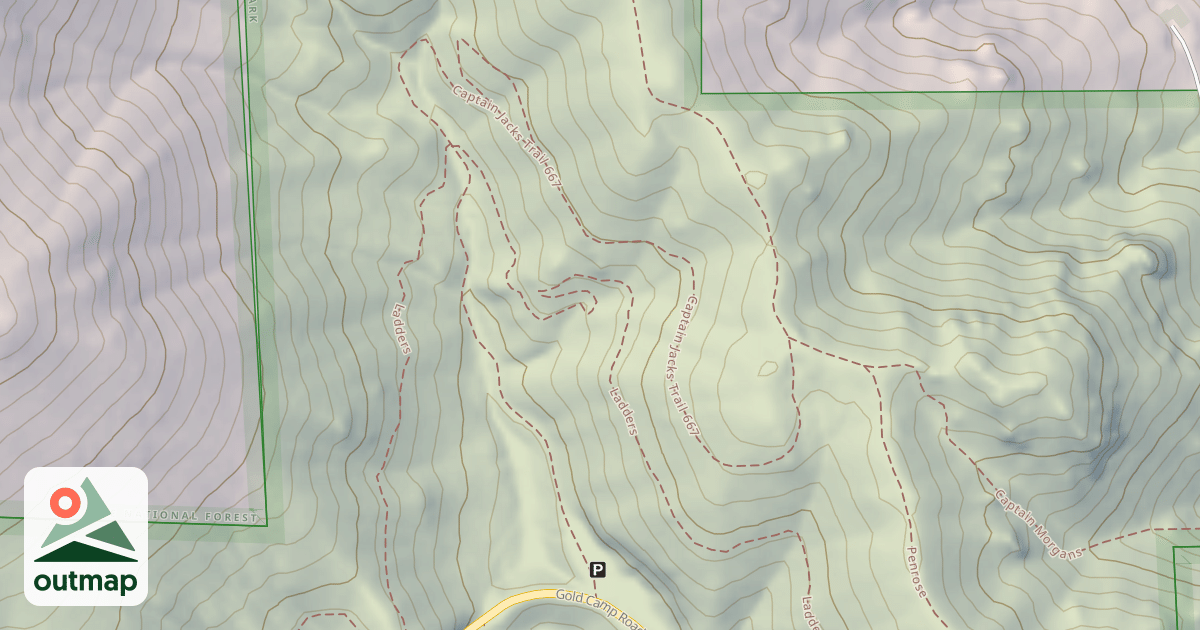 Map of Penrose Trail