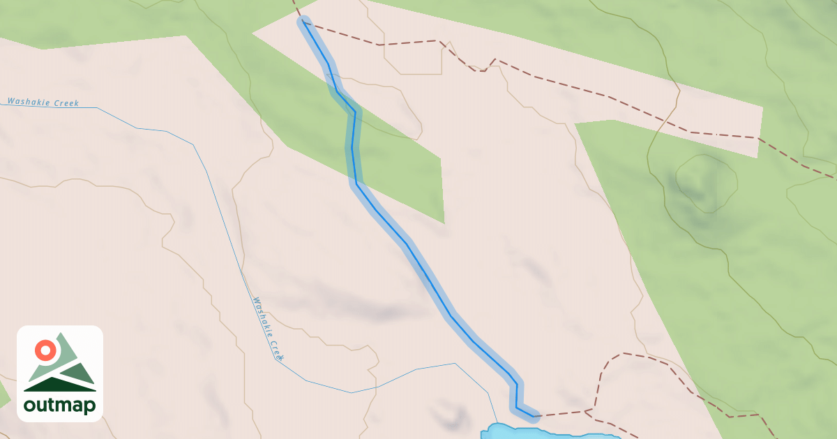 Map of Shadow Lake Trail