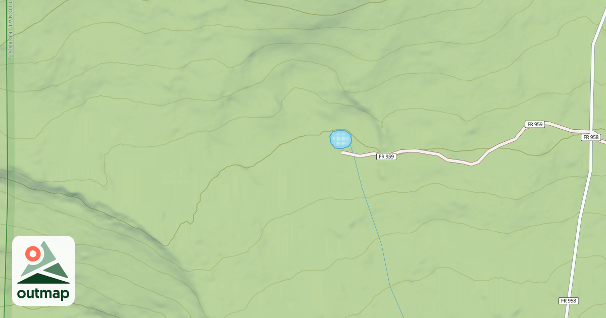 Map of USFS Motor Vehicle Use Map Roads {87C903BE-0289-433C-8D9F-81064EE75A3A}