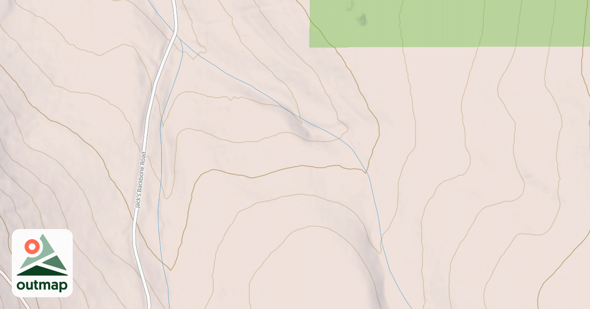 Map of BACKBONE SPUR