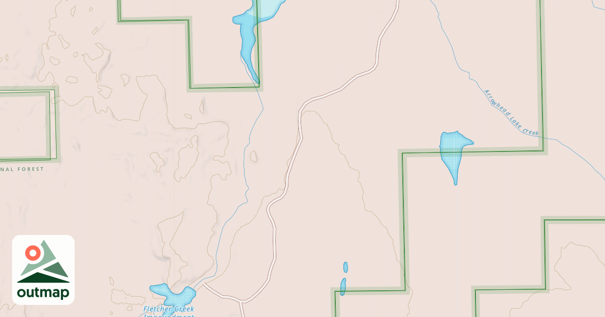Map of FLETCHER CREEK
