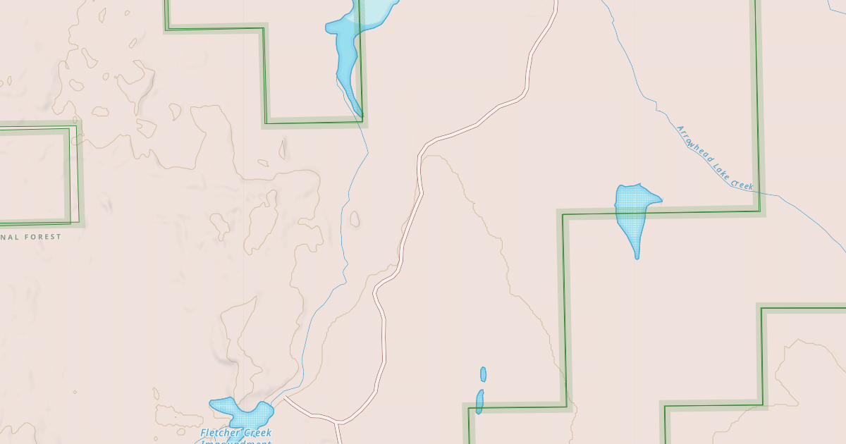 Map preview of FLETCHER CREEK